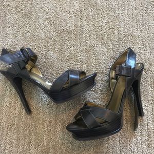 Dark Brown strappy sandals